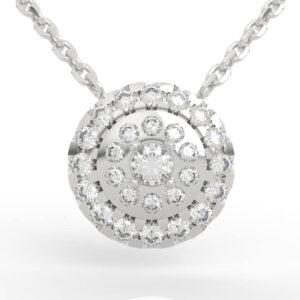 Diamond Halo Pendant PD-PV-RO-FS-0047