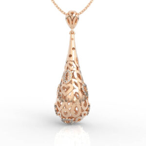 Filigree Teardrop Pendant PD-SP-RO-FS-0039
