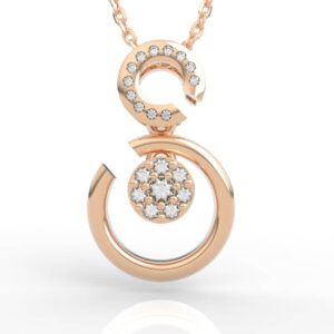 Floating Cluster Diamond Necklace PD-SP-RO-FS-0038