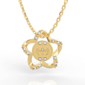 Flower Pendant Designer Necklace PD-SP-RO-FL-0012