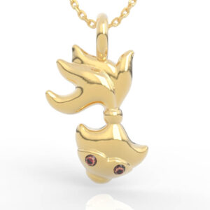 Goldfish Pendant Necklace PD-SP-RO-AN-0006
