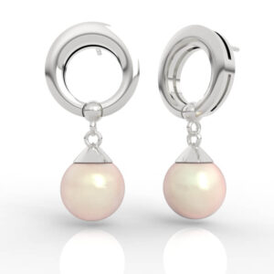 Circle Pearl Drop Earrings ER-NP-PL-FS-0006