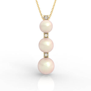 Graduated Pearl Pendant 3D Model PD-PV-PL-FS-0040
