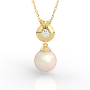 Infinity Pearl Pendant 3D Model PD-SP-PL-FL-0004