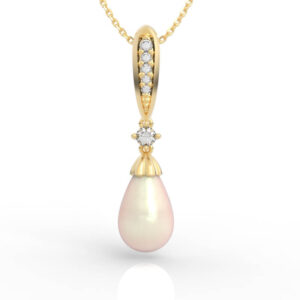 Pearl Drop Pendant Diamond PD-PV-PL-FS-0031