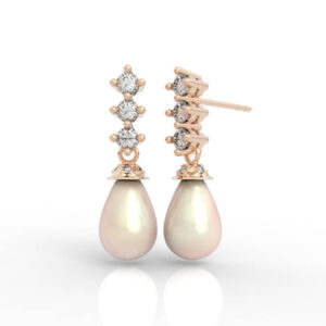 Teardrop Pearl Dangle Earrings ER-PV-PL-FS-0023