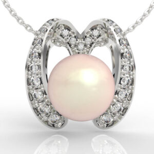 Tulip Pearl Pendant Necklace PD-PV-PL-FL-0005