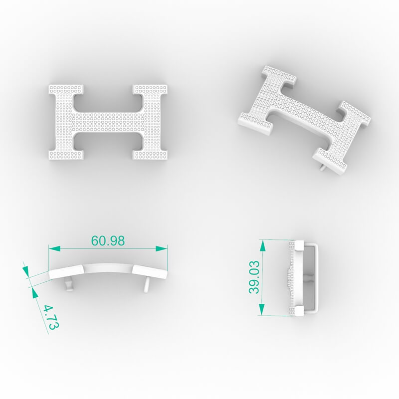 Affordable Diamond Belt H Buckle BK-PV-RO-FS-0002
