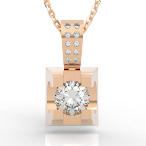 Art Deco Diamond Pendant Necklace PD-PV-RO-FS-0057
