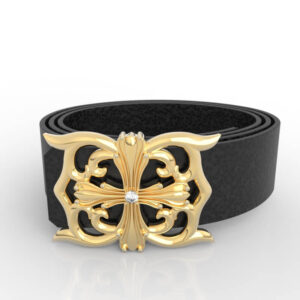 Cross Belt Buckle Gold BK-SP-RO-MH-0001