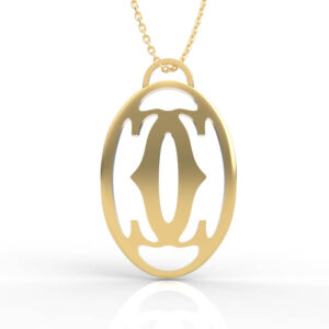 Designer Logo Pendant Diamond PD-NP-NG-FS-0044