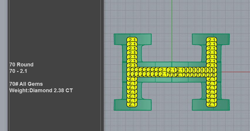 Diamond H Buckle BK-SP-RO-FS-0003