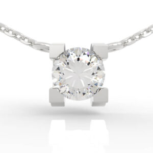 Half Carat Diamond Pendant PD-SP-RO-FS-0044