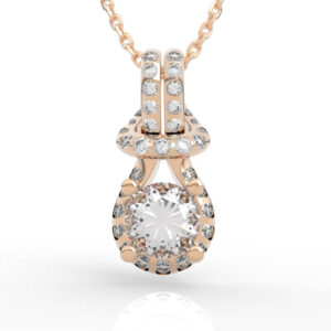 Luxury 1 Carat Diamond Pendant PD-PV-RO-FS-0065