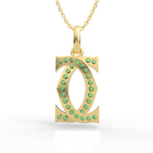 Luxury Brand Style Letter Pendant PD-PV-RO-FS-0058