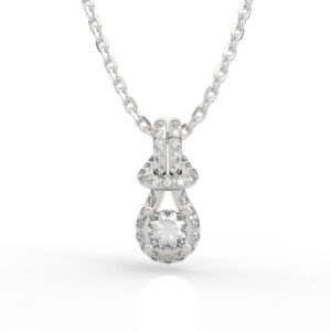 Petite Diamond Pendant PD-PV-RO-FS-0059