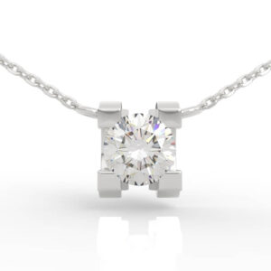 Round Diamond Necklace 0.8ct PD-SP-RO-FS-0050