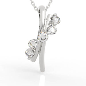 Crossover Diamond Necklace PD-SP-RO-FS-0058
