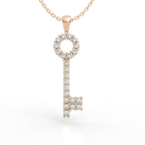 Diamond Key Pendant PD-PV-RO-FS-0068
