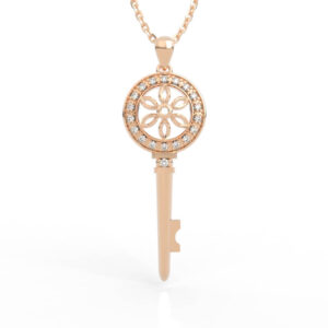 Diamond Key Pendant PD-SP-RO-FS-0075