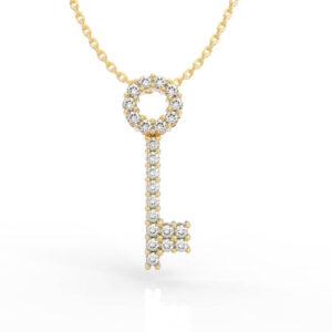 Gem Key Necklace PD-PV-RO-FS-0069