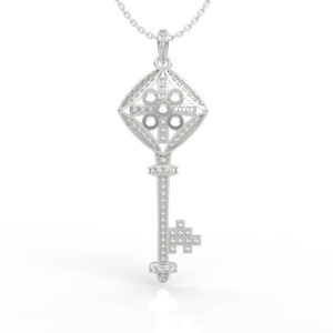 Gothic Key Charm Diamond PD-PV-RO-FS-0070