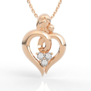 Mother Child Heart Pendant PD-SP-RO-HS-0019