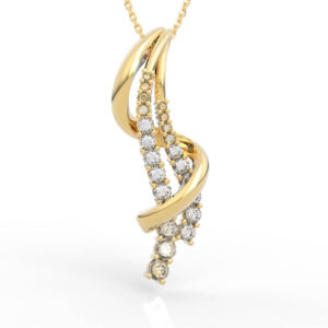 Spiral Diamond Pendant PD-SP-RO-FS-0053