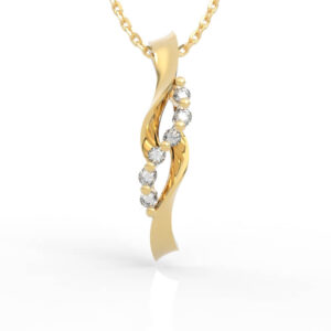 Twisted Wave Necklace PD-SP-RO-FS-0071