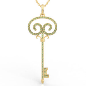 Fleur-de-lis Key Necklace 3D Model PD-PV-RO-FL-0046