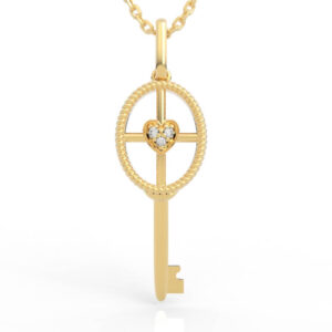 Rope Circle Cross Heart Key Pendant Model PD-SP-RO-HS-0042