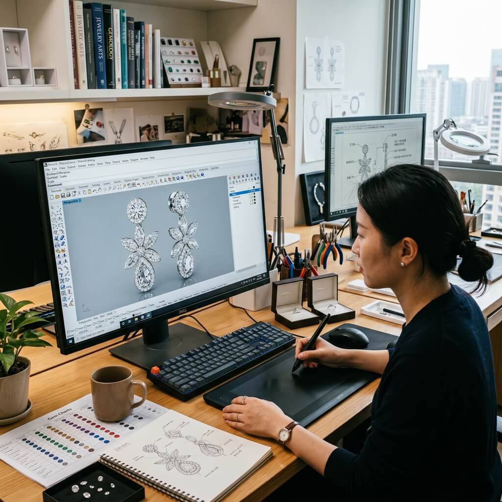 custom jewelry 3d modeling