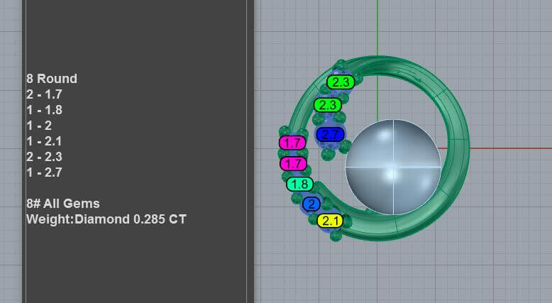 Open Crescent Pearl Pendant PD-SP-PL-FS-0025
