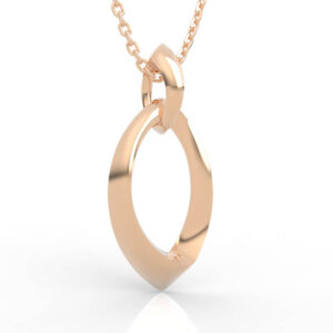 Open Marquise Pendant CAD Model PD-NP-NG-FS-0051
