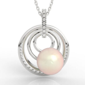 Triple Ring Floating Pearl Jewelry Design PD-SP-PL-FS-0027