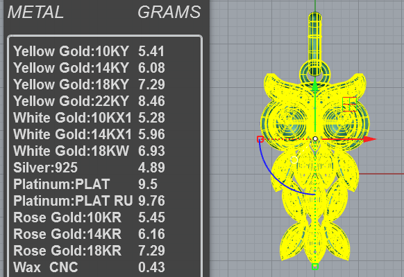 Diamond owl charm pendant with pavé feather-leaf tiers and large-eyed face