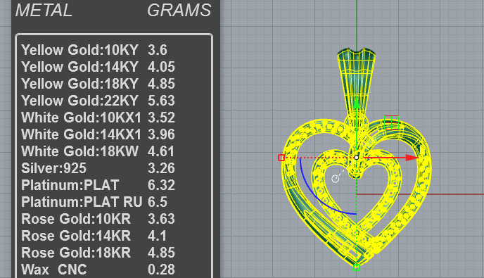 Double halo heart pendant with nested pavé heart outlines and diagonal baguette crossover accent