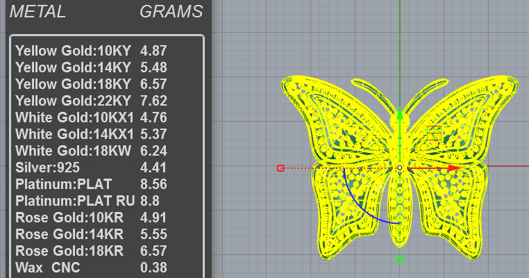 Pavé diamond butterfly pendant with curved wings and milgrain-edged sparkle detail