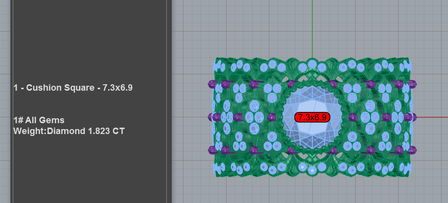 Scalloped Lattice Cushion Ring CAD model with open floral lattice gallery, 3D Model